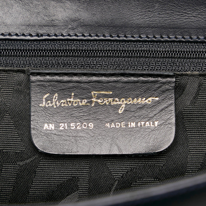 Salvatore Ferragamo Leather Satchel (SHG-31199)
