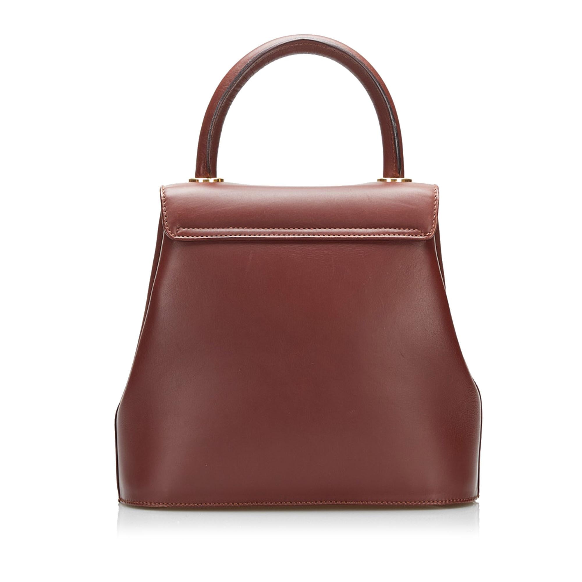 Salvatore Ferragamo Leather Satchel (SHG-OXoIGy)