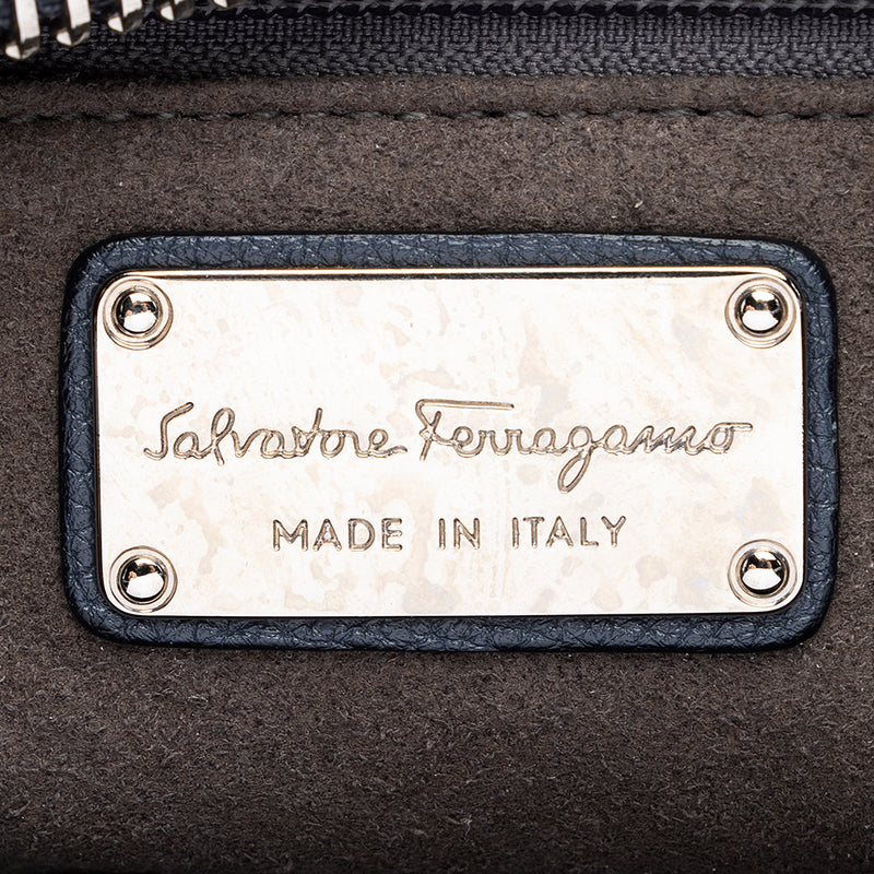 Salvatore Ferragamo Leather Tara Tote (SHF-19522)