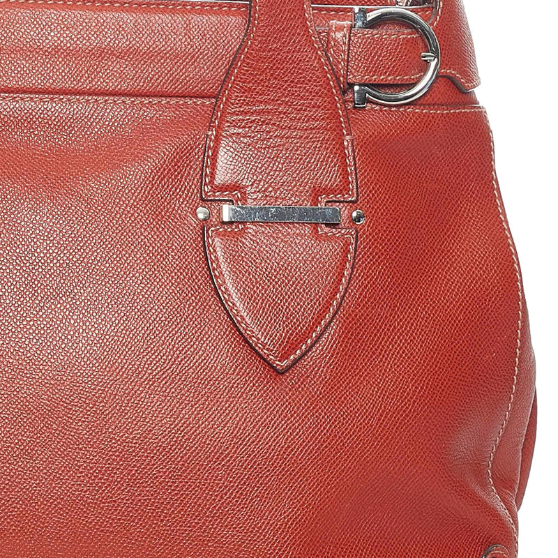Salvatore Ferragamo Leather Tote Bag (SHG-31214)