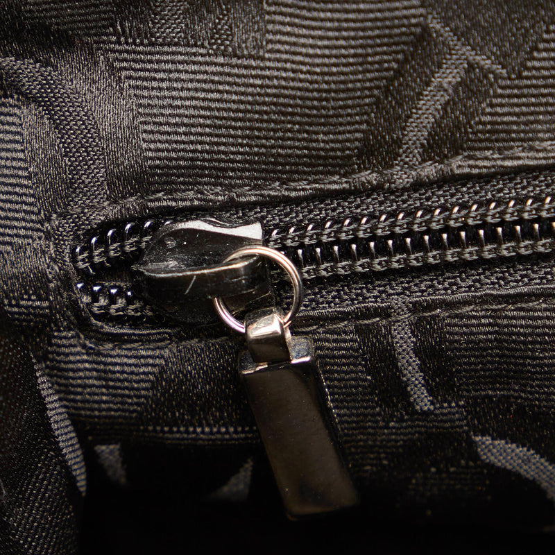 Salvatore Ferragamo Nylon Chain Shoulder Bag (SHG-31786)