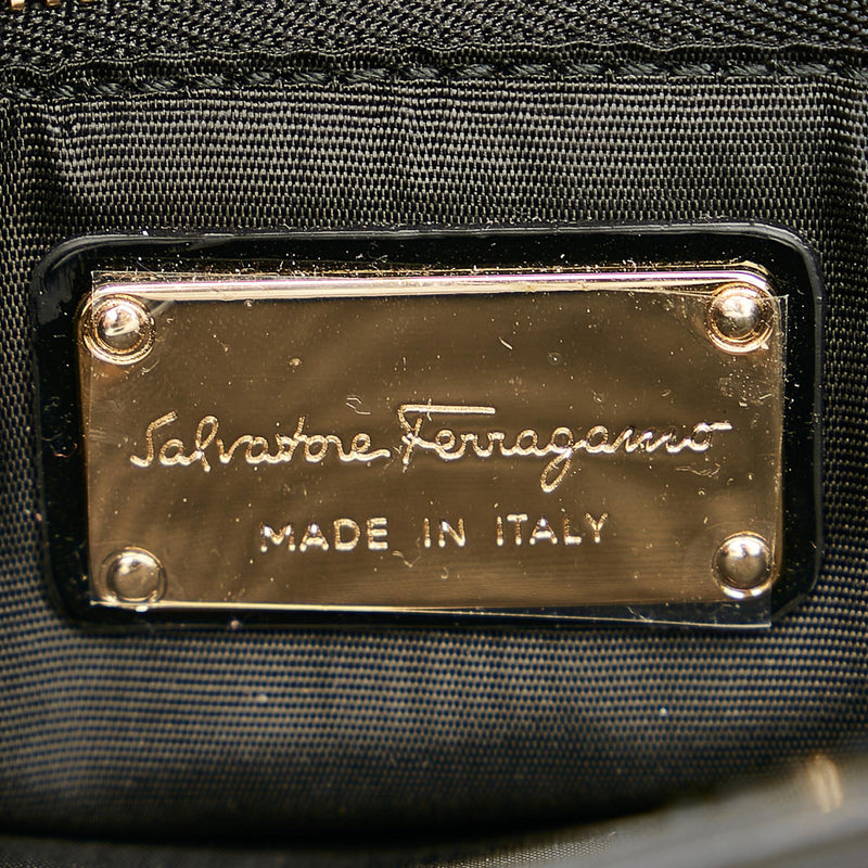 Salvatore Ferragamo Patent Leather Satchel (SHG-25261)