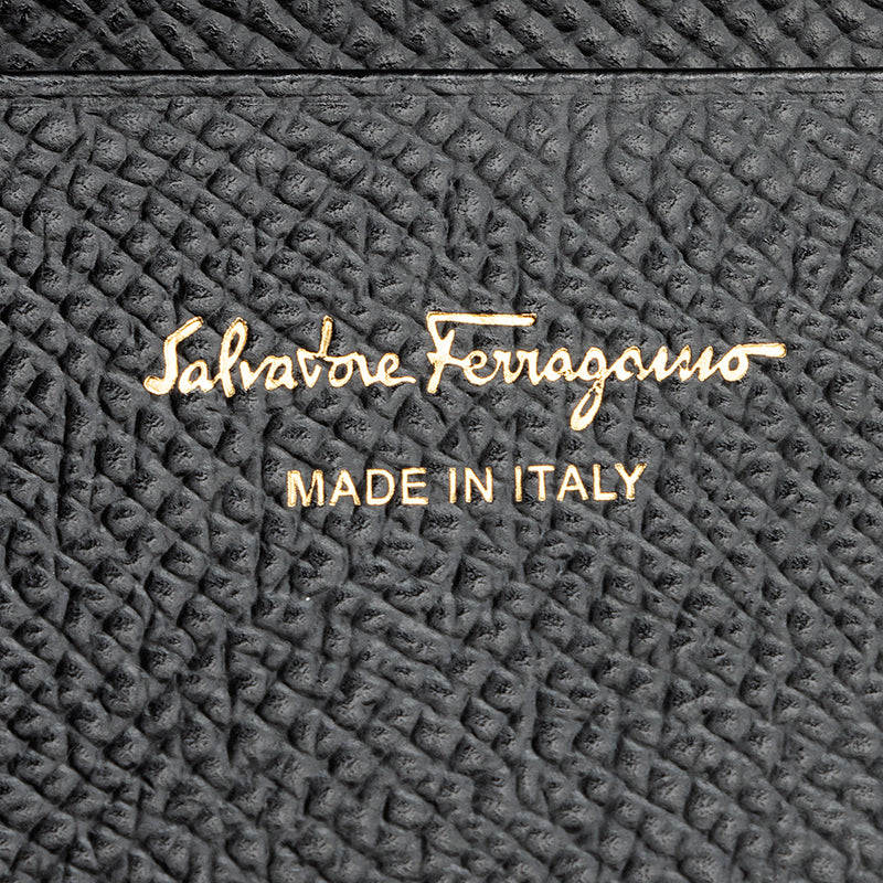 Salvatore Ferragamo Saffiano French Wallet (SHF-20472)