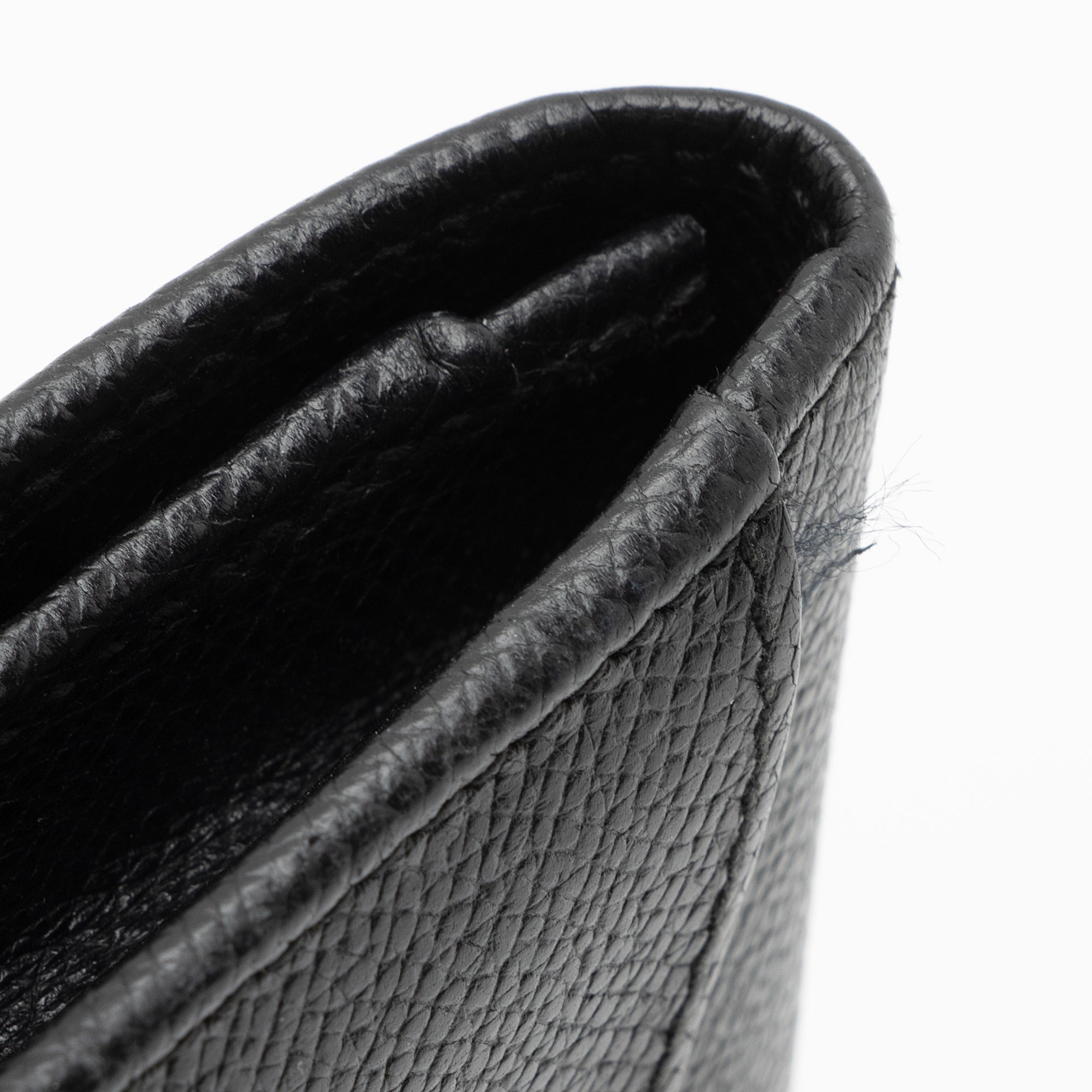 Salvatore Ferragamo Saffiano Gancini Card Case (SHF-23836)