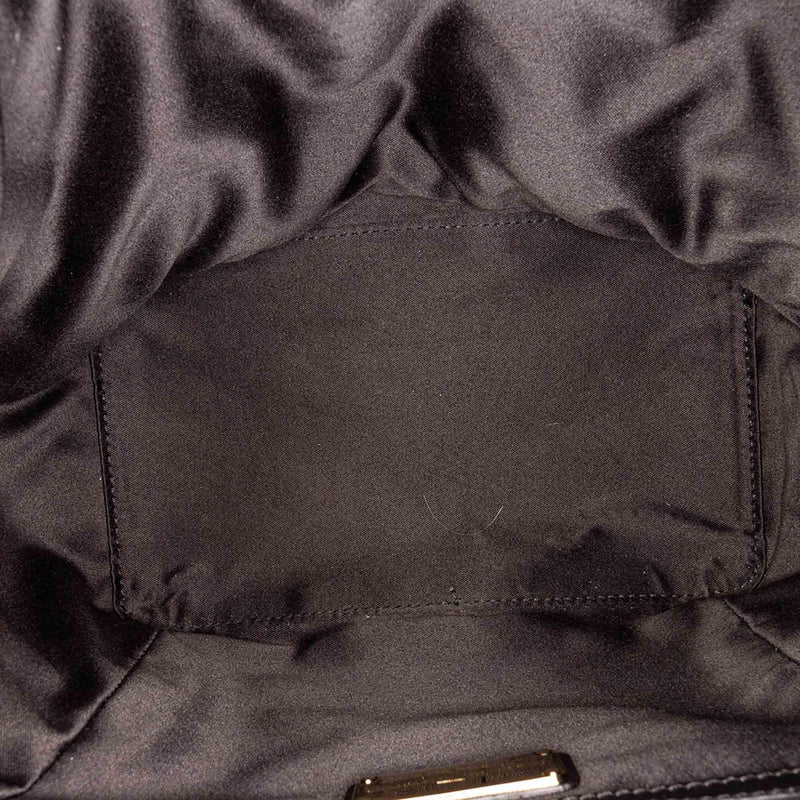 Salvatore Ferragamo Studded Leather Drawstring Backpack (SHG-20731)
