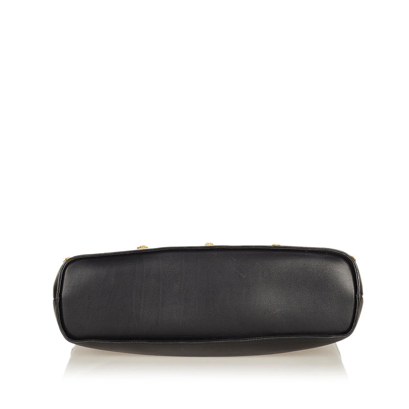 Salvatore Ferragamo Studded Leather Handbag (SHG-27045)