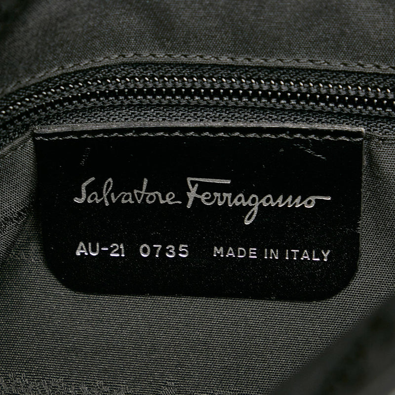 Salvatore Ferragamo Vara Canvas Hobo Bag (SHG-30342)