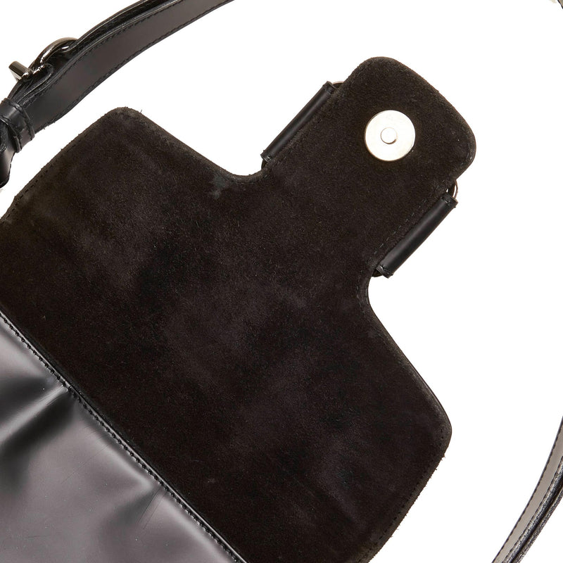 Salvatore Ferragamo Vara Leather Shoulder Bag (SHG-31225)