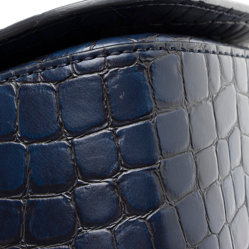 Stella McCartney Croc Embossed Faux Leather Falabella Box Bag (SHF-202 –  LuxeDH
