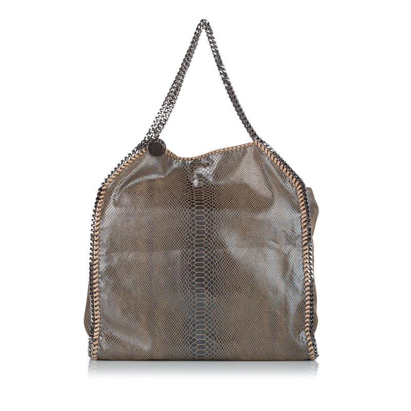 Stella McCartney Falabella Python Fold-Over Tote Bag (SHG-31553)
