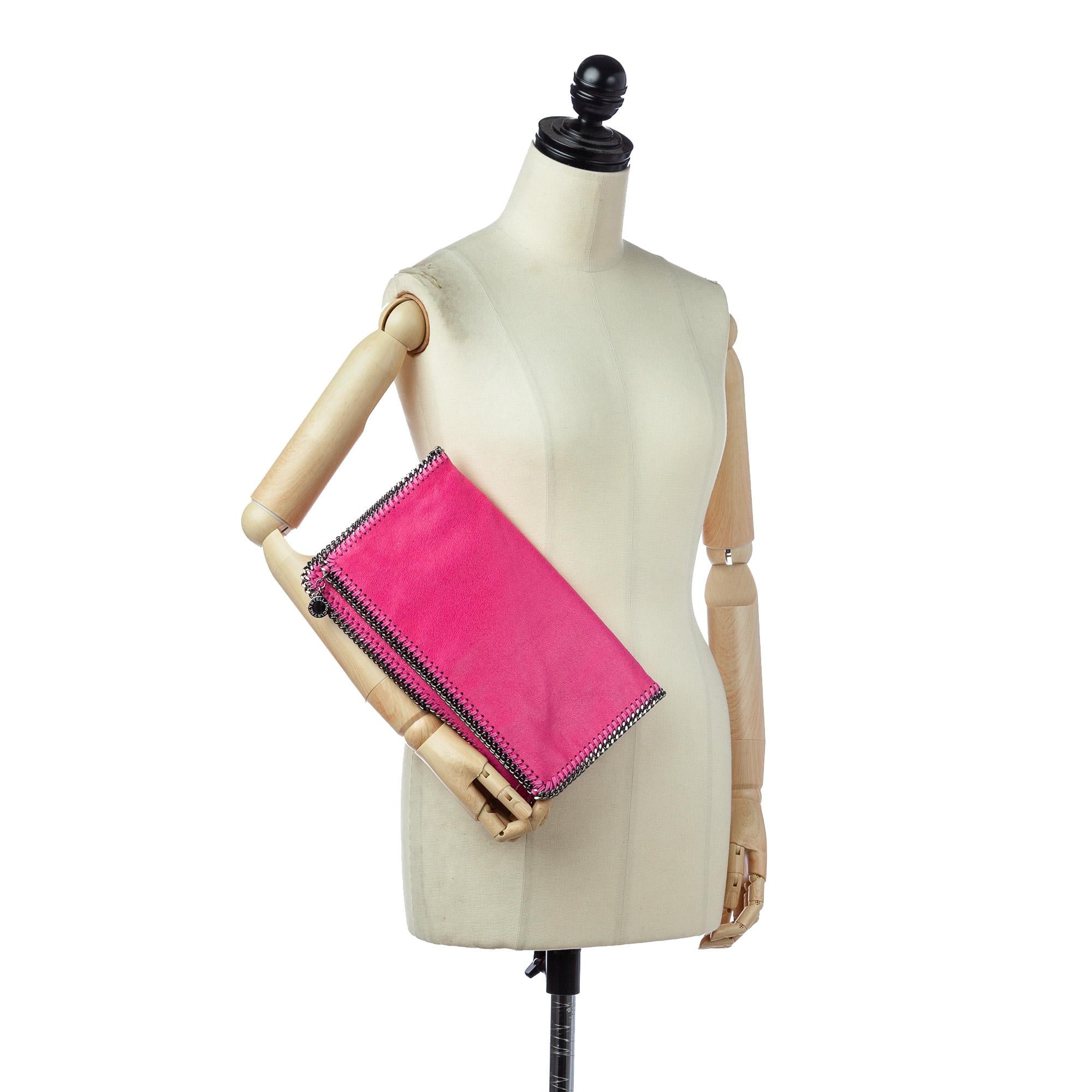 Stella McCartney Falabella Shaggy Deer Clutch Bag (SHG-30062)