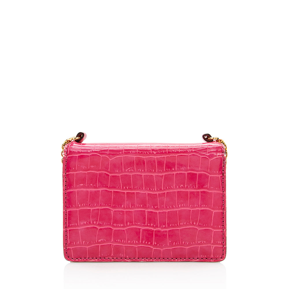 Stella McCartney Faux Crocodile Grace Shoulder Bag - FINAL SALE (SHF-16843)