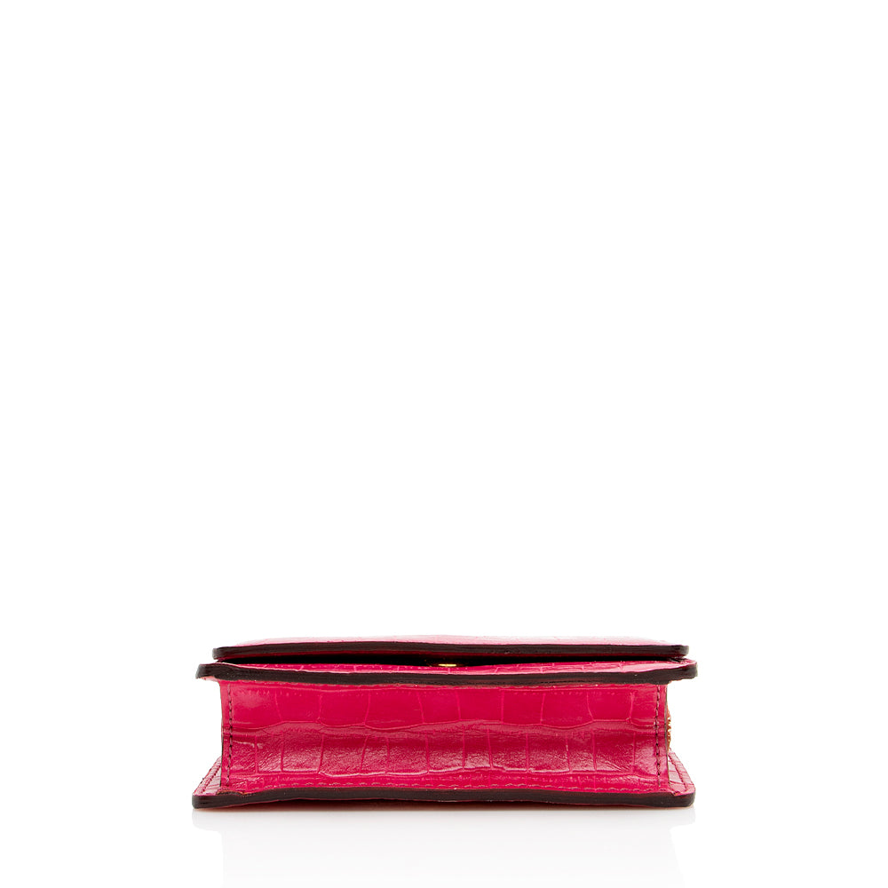 Stella McCartney Faux Crocodile Grace Shoulder Bag - FINAL SALE (SHF-16843)