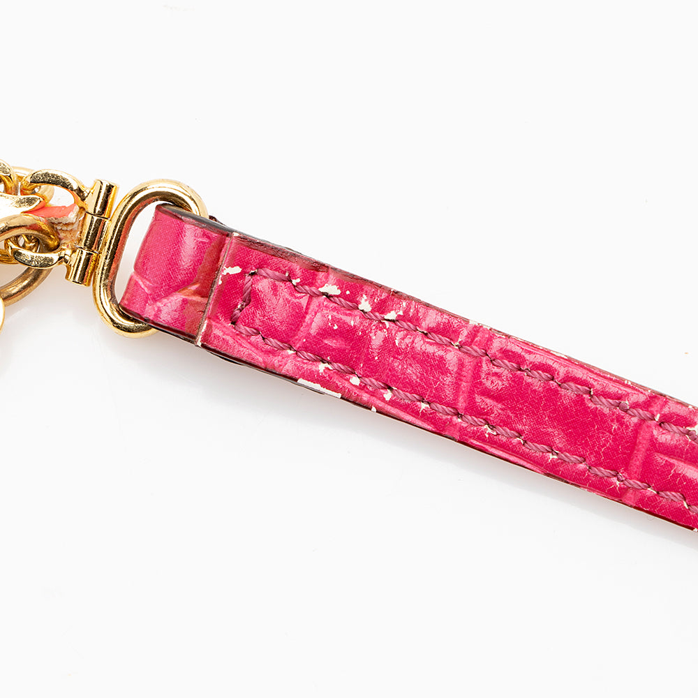 Stella McCartney Faux Crocodile Grace Shoulder Bag - FINAL SALE (SHF-16843)