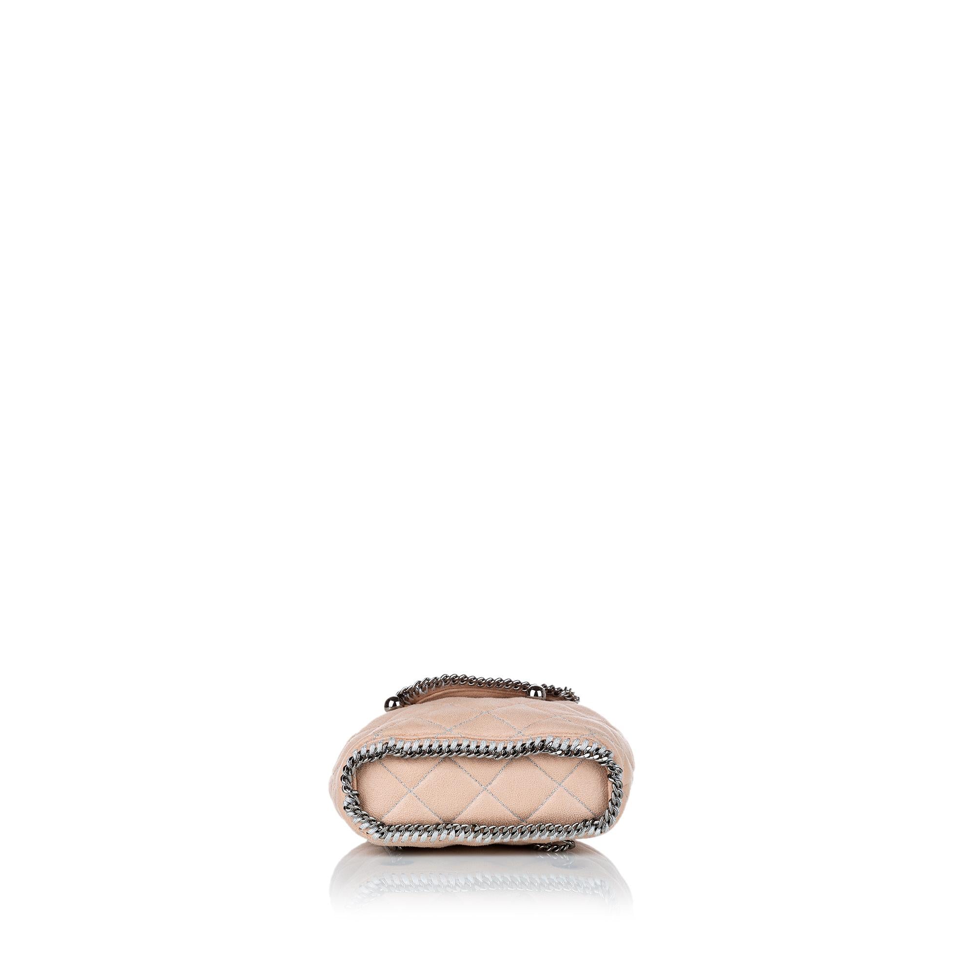 Stella McCartney Quilted Falabella Shaggy Deer Backpack (SHG-29835)