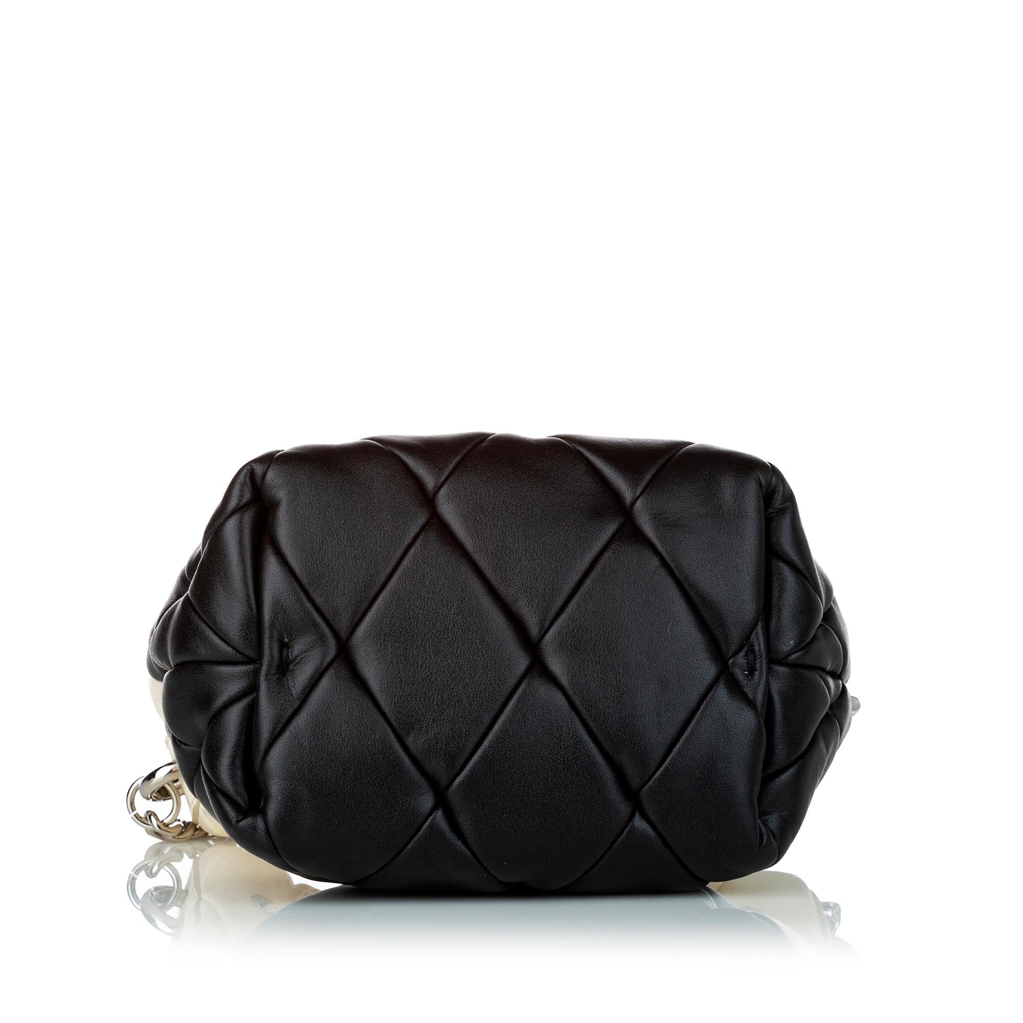 Stella McCartney Quilted Leather Bucket Bag (SHG-30912)