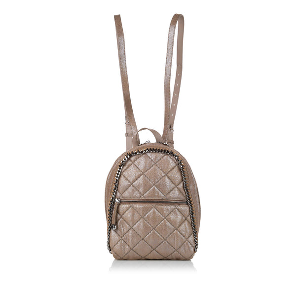 Stella McCartney Quilted Leather Falabella Backpack (SHG-30039)