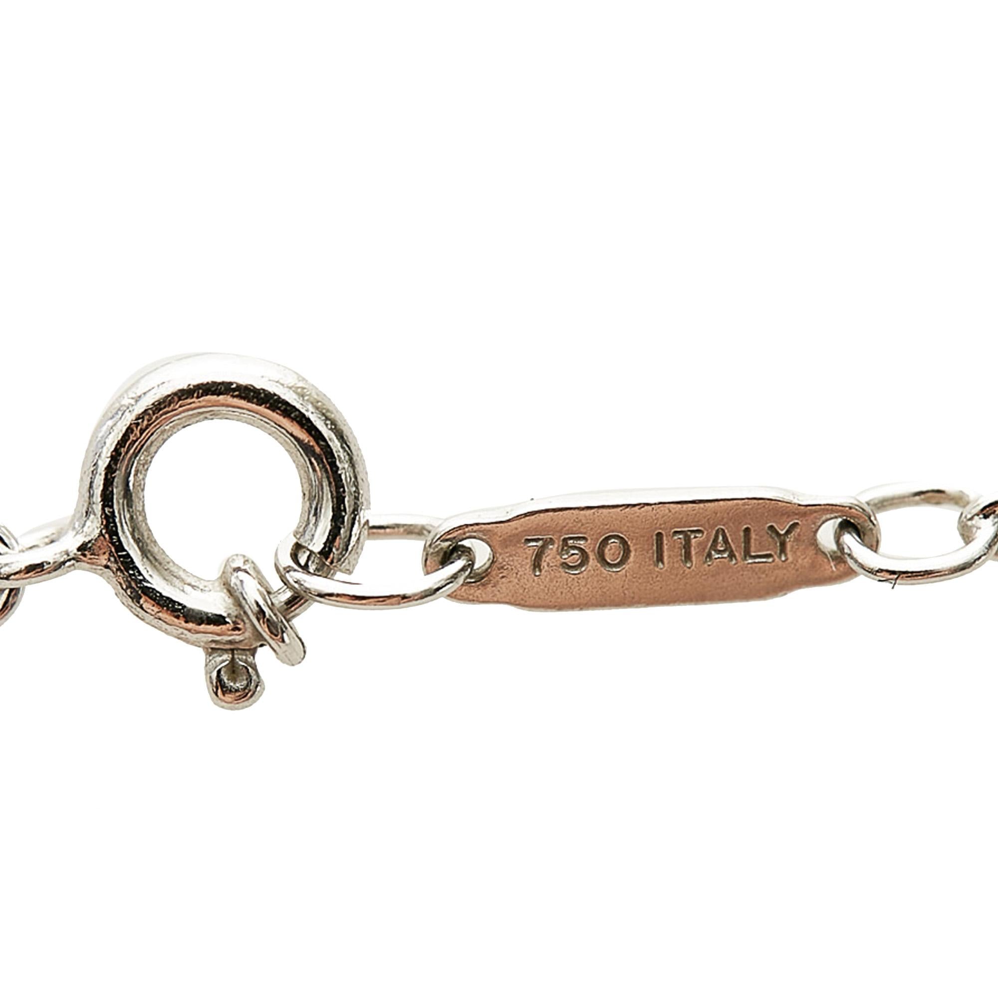 Tiffany & Co. Diamond Atlas Bar Pendant Necklace (SHG-ozLA9l)