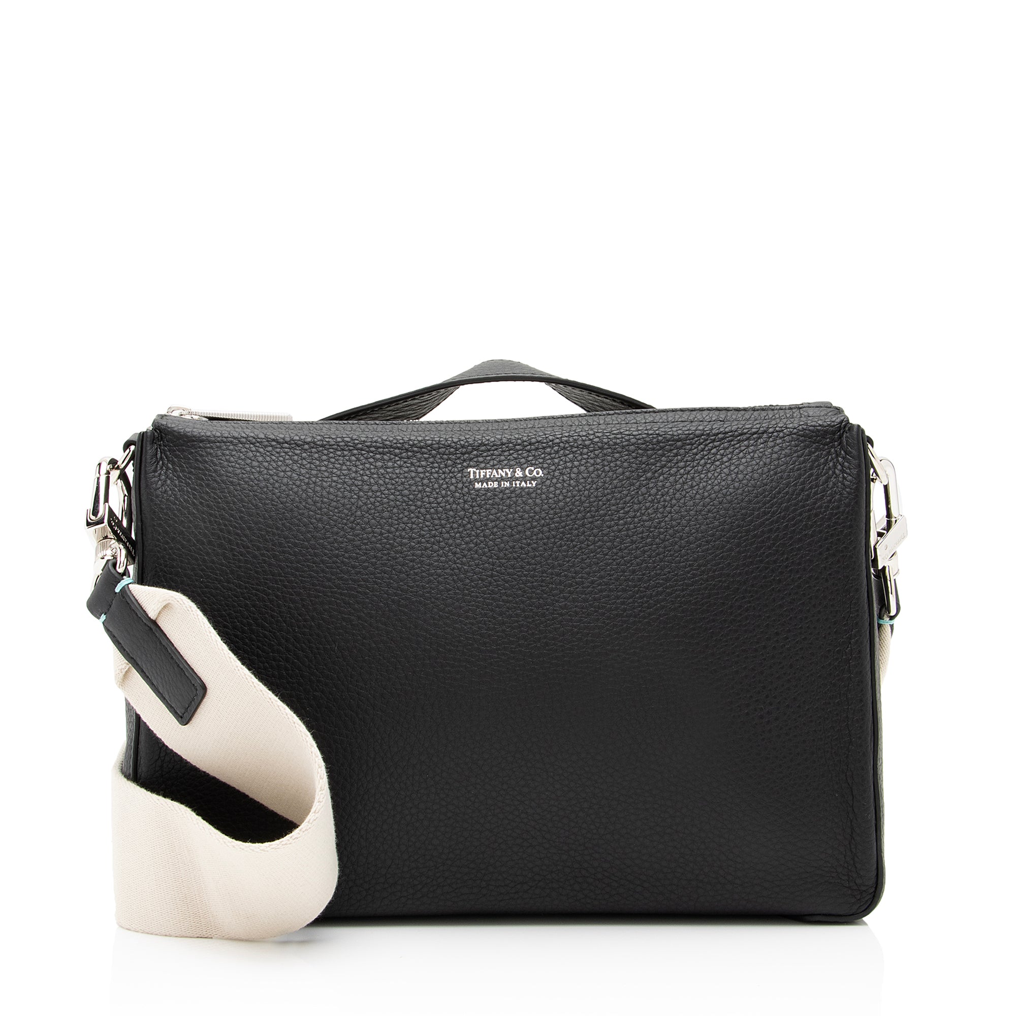 Tiffany & Co. Grained Calfskin Crossbody Bag (SHF-Nq3DCu)