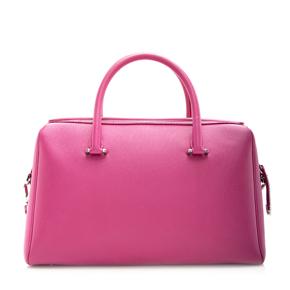 Tiffany & Co. Leather Peyton Satchel (SHF-20565)