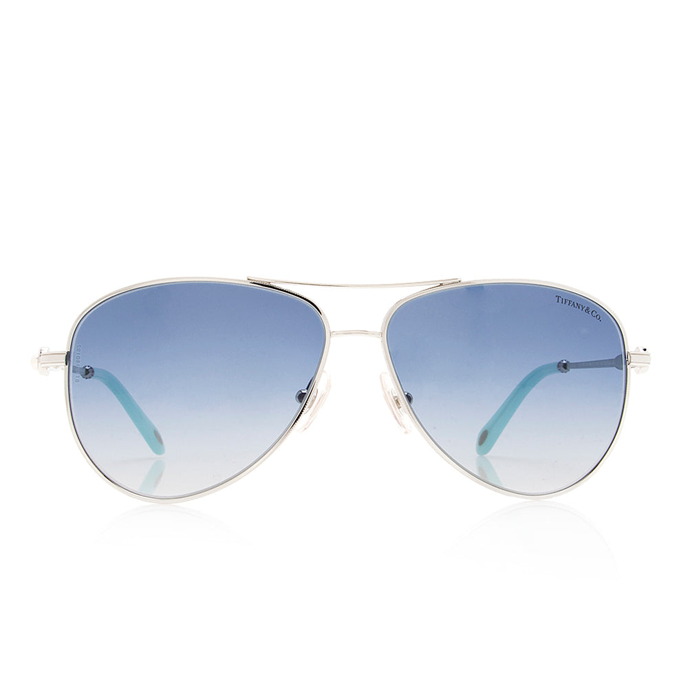 Tiffany & Co. Pearl Aviator Sunglasses (SHF-19905)
