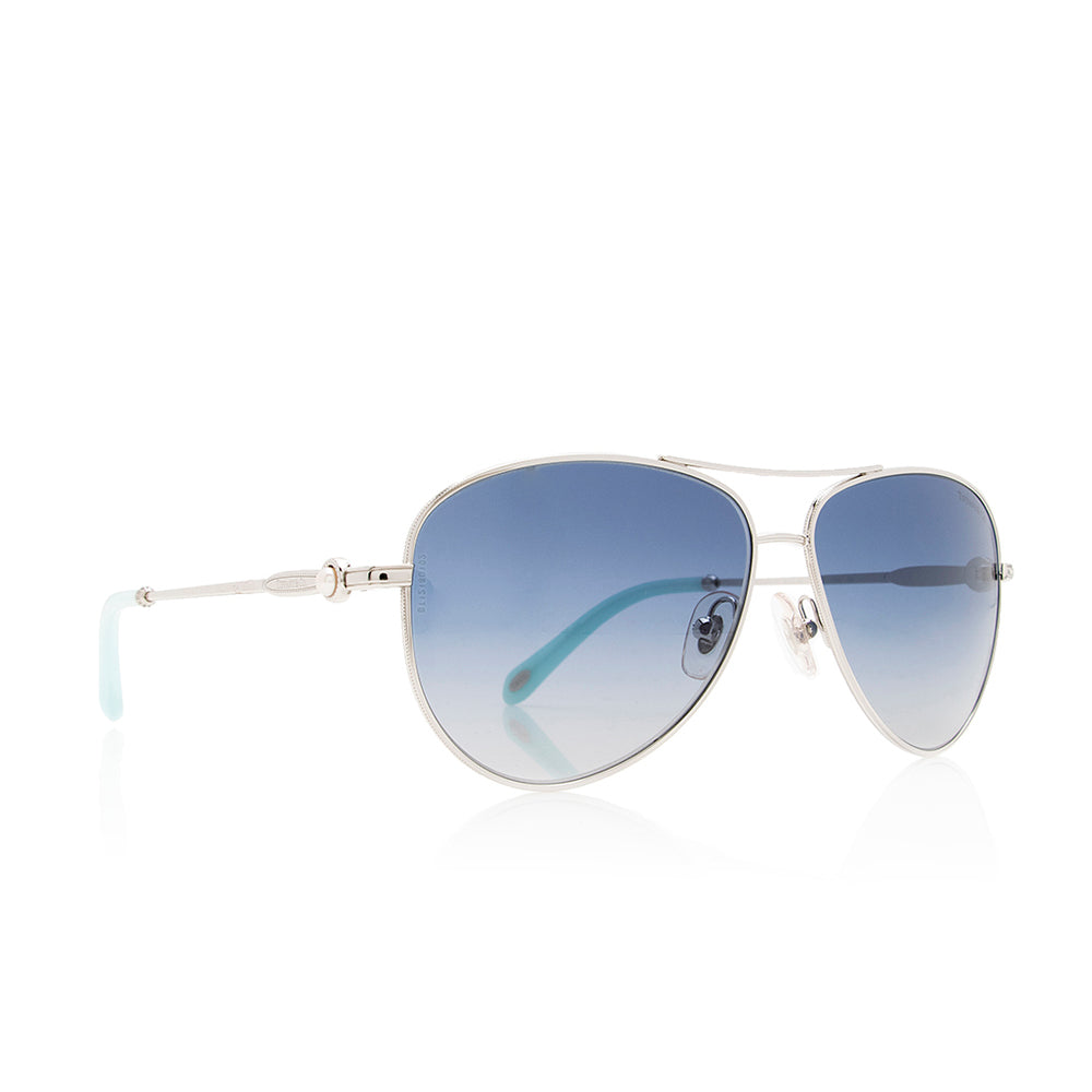 Tiffany & Co. Pearl Aviator Sunglasses (SHF-19905)
