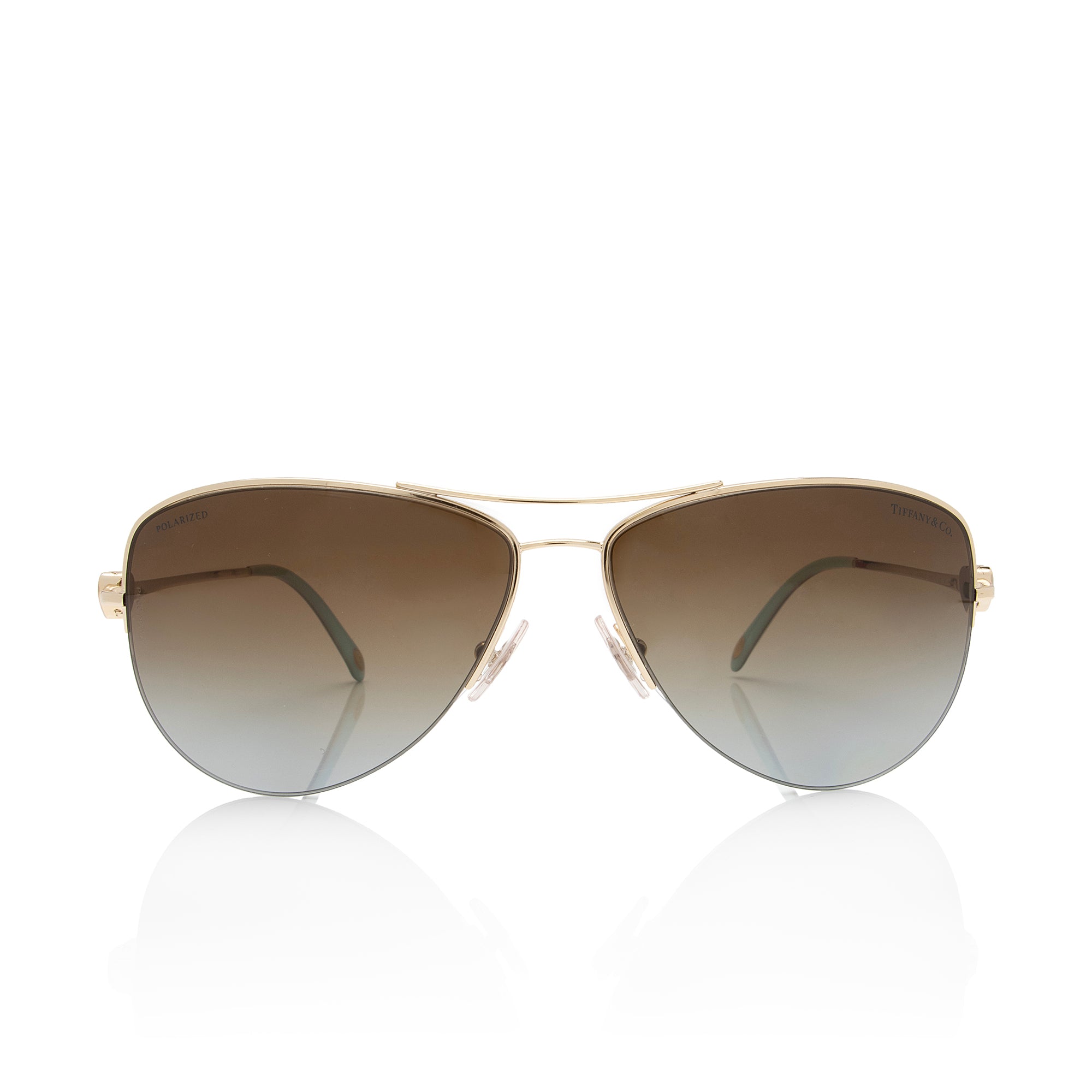 Tiffany & Co. Polarized Return to Tiffany Heart Aviator Sunglasses (SHF-5Yhn0Q)