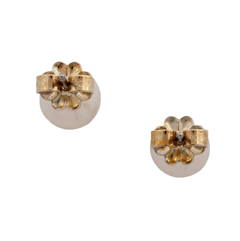 CHANEL Earring COCO Mark metal gold 93 P Women Used –