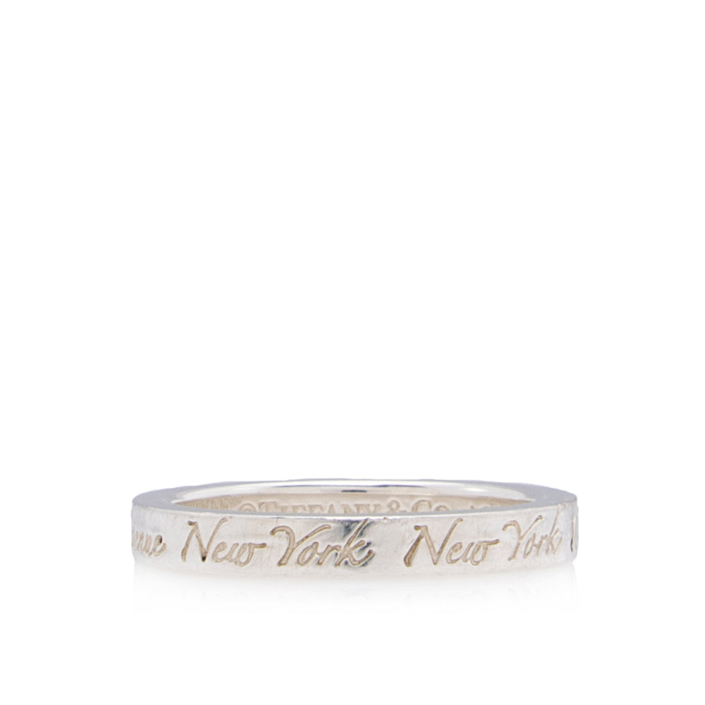 Tiffany & Co. Sterling Silver 1837 Narrow Ring - Size 5 1/2 (SHF-20409)