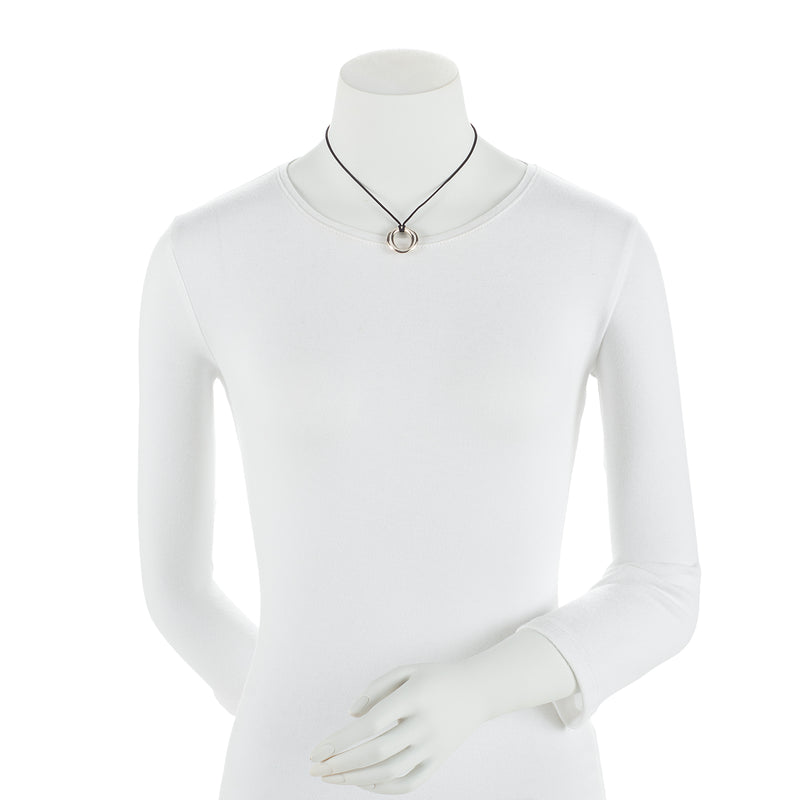 Tiffany & Co. Sterling Silver Elsa Peretti Sevillana Pendant Necklace (SHF-22420)