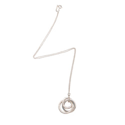 Tiffany & Co. Sterling Silver Interlocking Circles Pendant Necklace (SHF-18872)