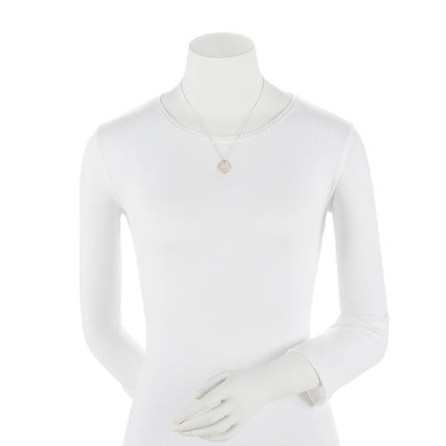 Tiffany & Co. Sterling Silver Return to Tiffany Mini Heart Pendent Necklace (SHF-22800)