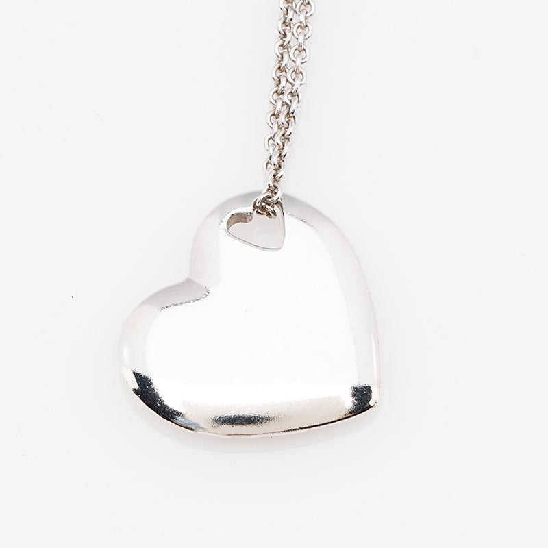 Tiffany & Co. Sterling Silver Two Hearts Necklace (SHF-17768)