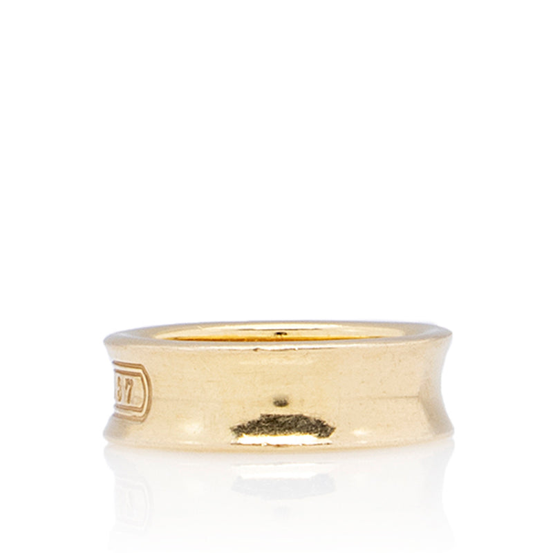 Tiffany & Co. Vintage 18k Yellow Gold 1837 Narrow Ring - Size 4 1/2 (SHF-16066)