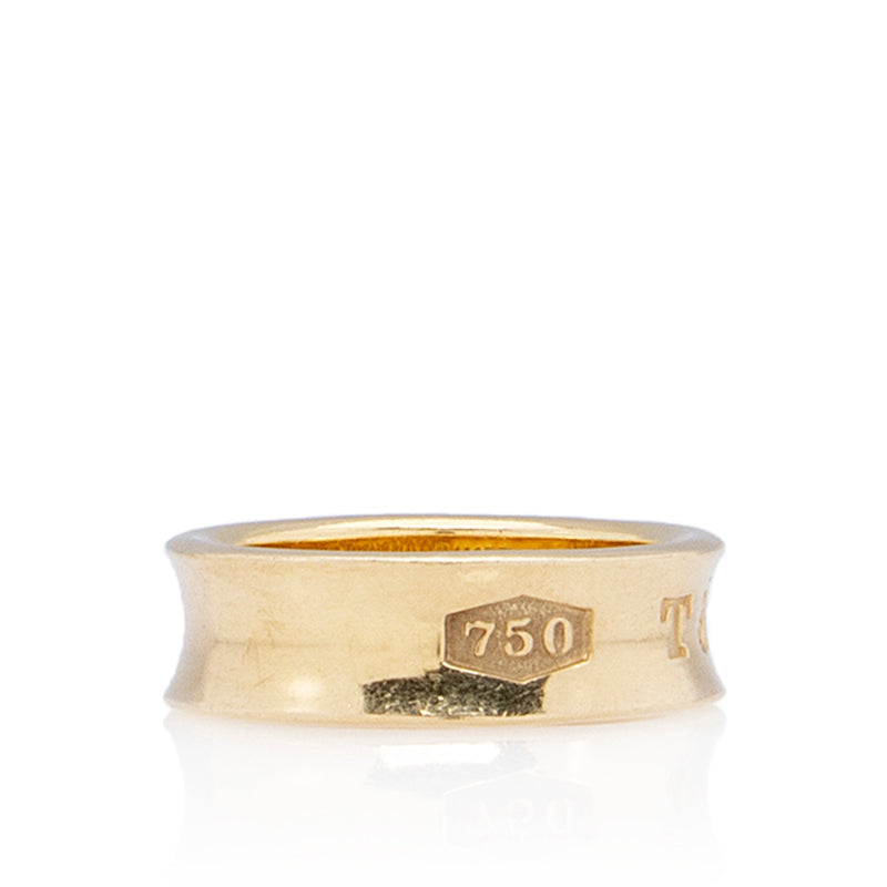 Tiffany & Co. Vintage 18k Yellow Gold 1837 Narrow Ring - Size 4 1/2 (SHF-16066)