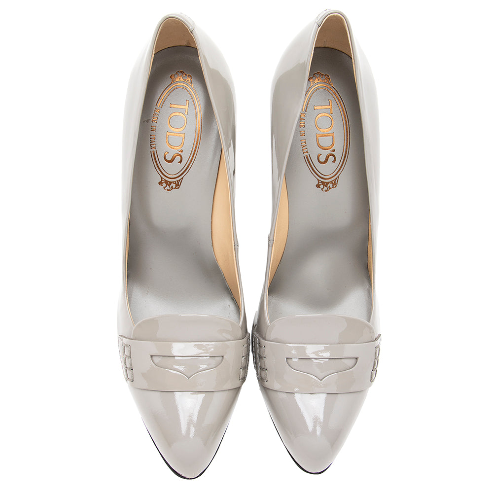 Tod's Patent Leather Loafer Pumps - Size 10 / 40 (SHF-19558)