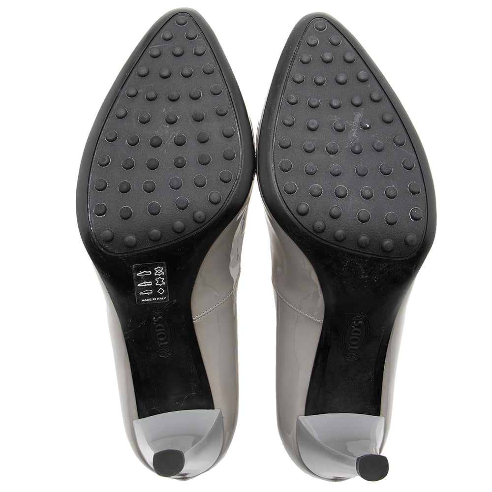 Tod's Patent Leather Loafer Pumps - Size 10 / 40 (SHF-19558)