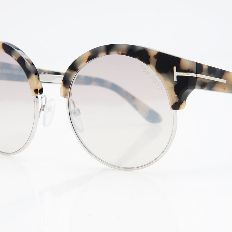 Tom Ford Alissa Clubmaster Sunglasses (SHF-11951)