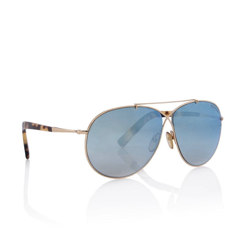 Tom Ford Eva Aviator Sunglasses (SHF-OX3rNk)