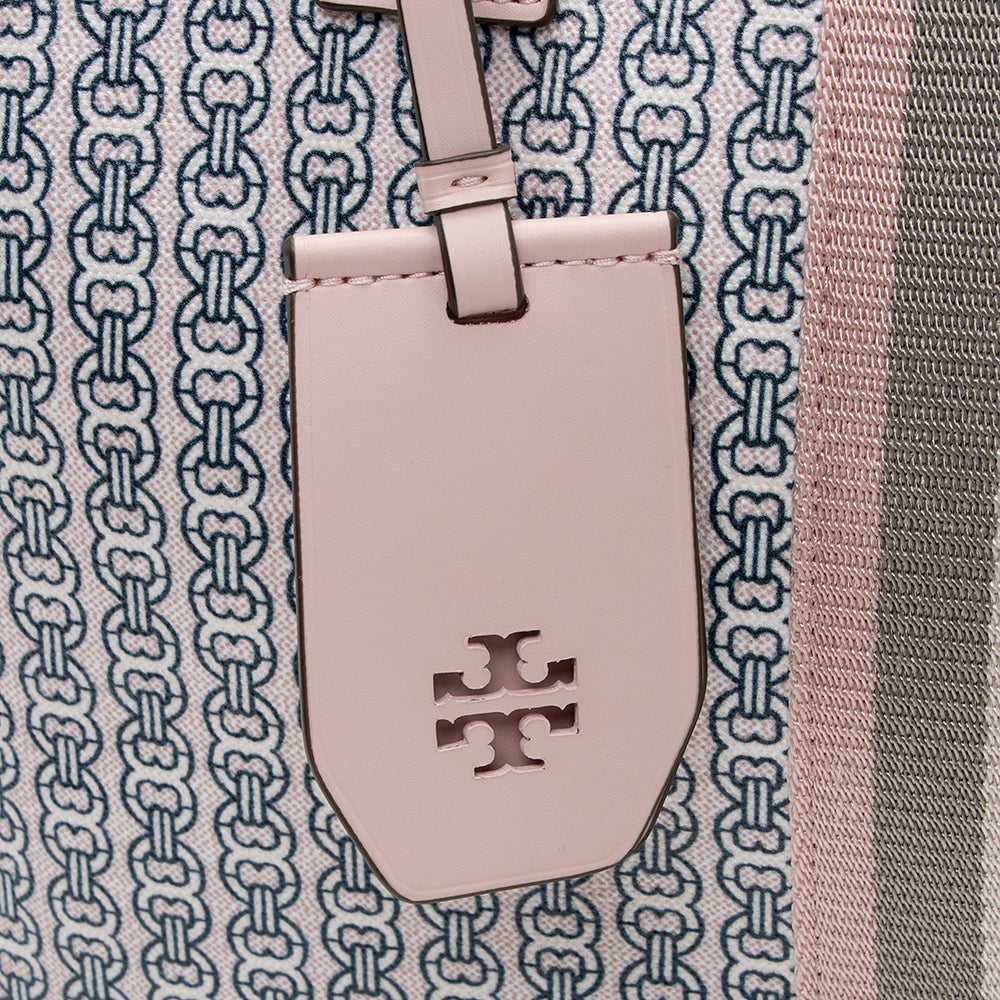 Tory Burch Canvas Gemini Link Chain Print Tote (SHF-18574)