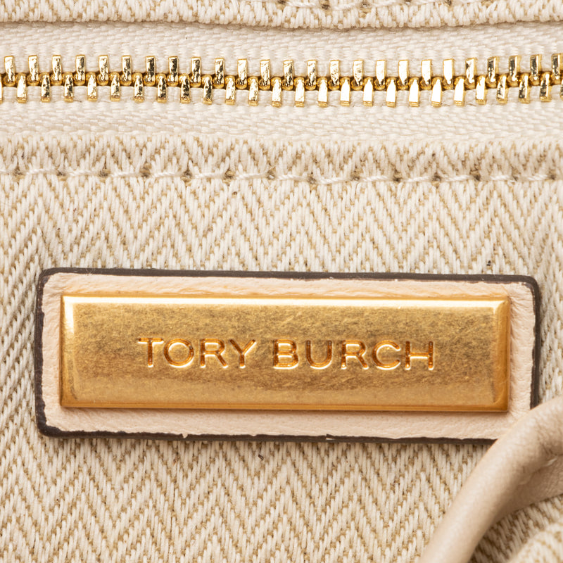 Tory Burch Chevron Leather Kira Circle Crossbody Bag (SHF-23723) – LuxeDH