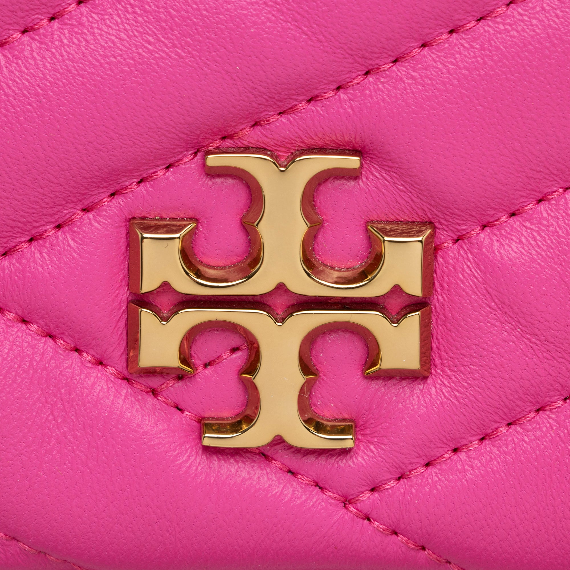 Tory Burch Chevron Leather Kira Large Shoulder Bag (SHF-Jn02AQ)