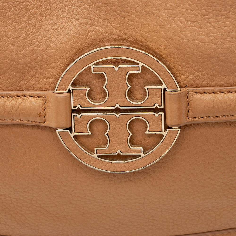 Tory Burch Leather Amanda Classic Hobo (SHF-19424)