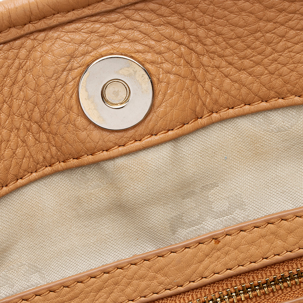 Tory Burch Leather Amanda Classic Hobo (SHF-19424)