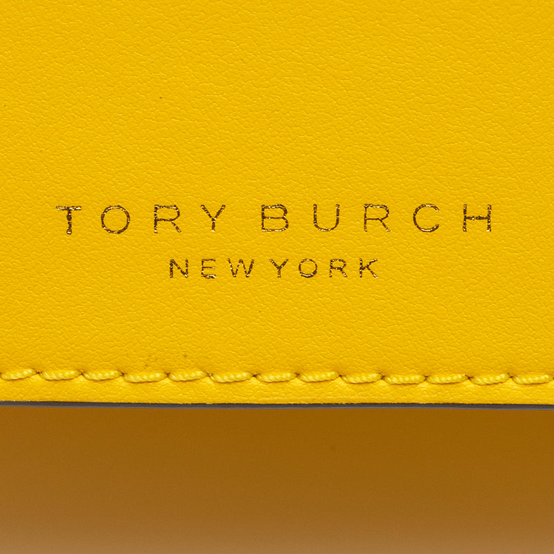 Tory Burch Leather Block-T Box Crossbody Bag (SHF-20864)