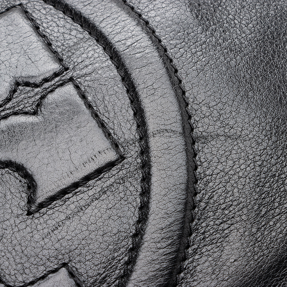 Tory Burch Leather Bombe Tote (SHF-20378)