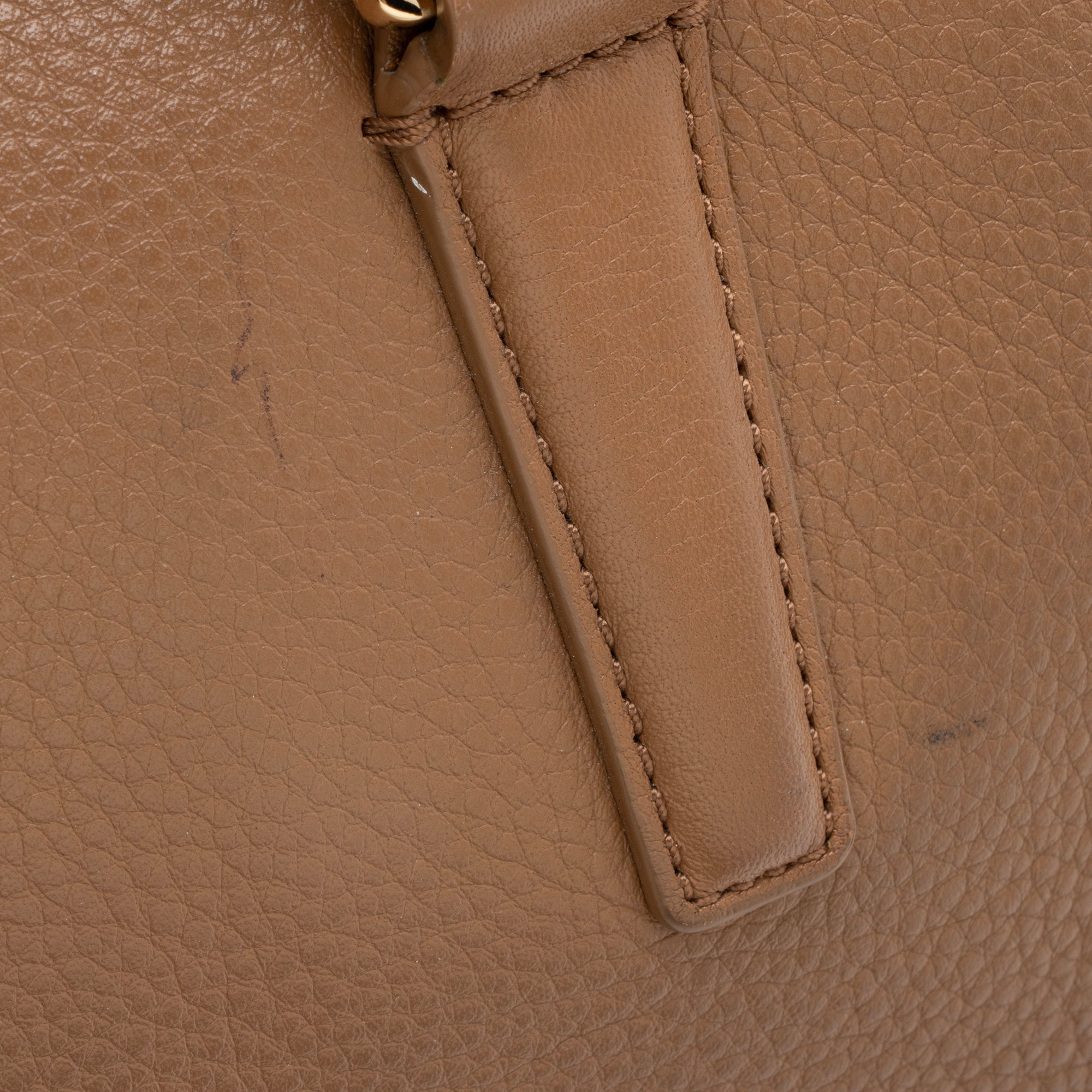 Tory Burch Leather Britten Medium Convertible Satchel (SHF-23658)