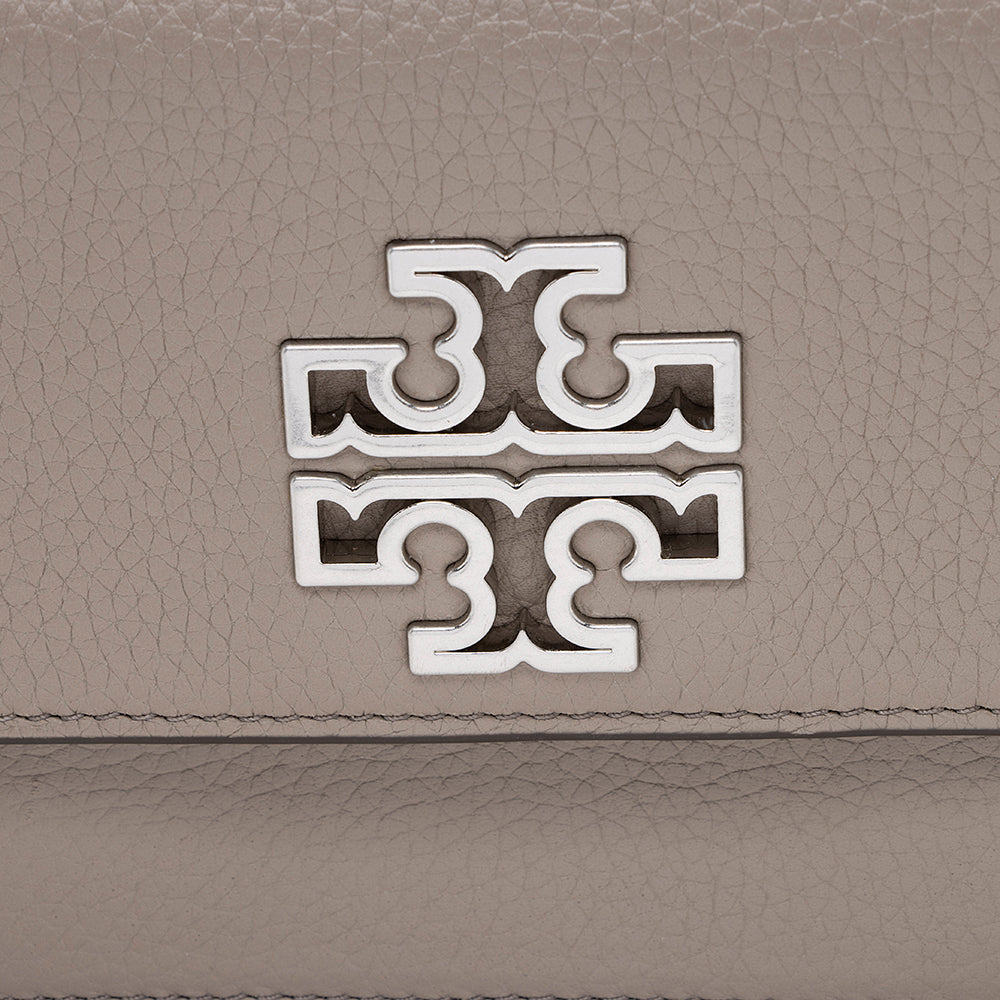 Tory Burch Leather Britten Mini Shoulder Bag (SHF-18719)