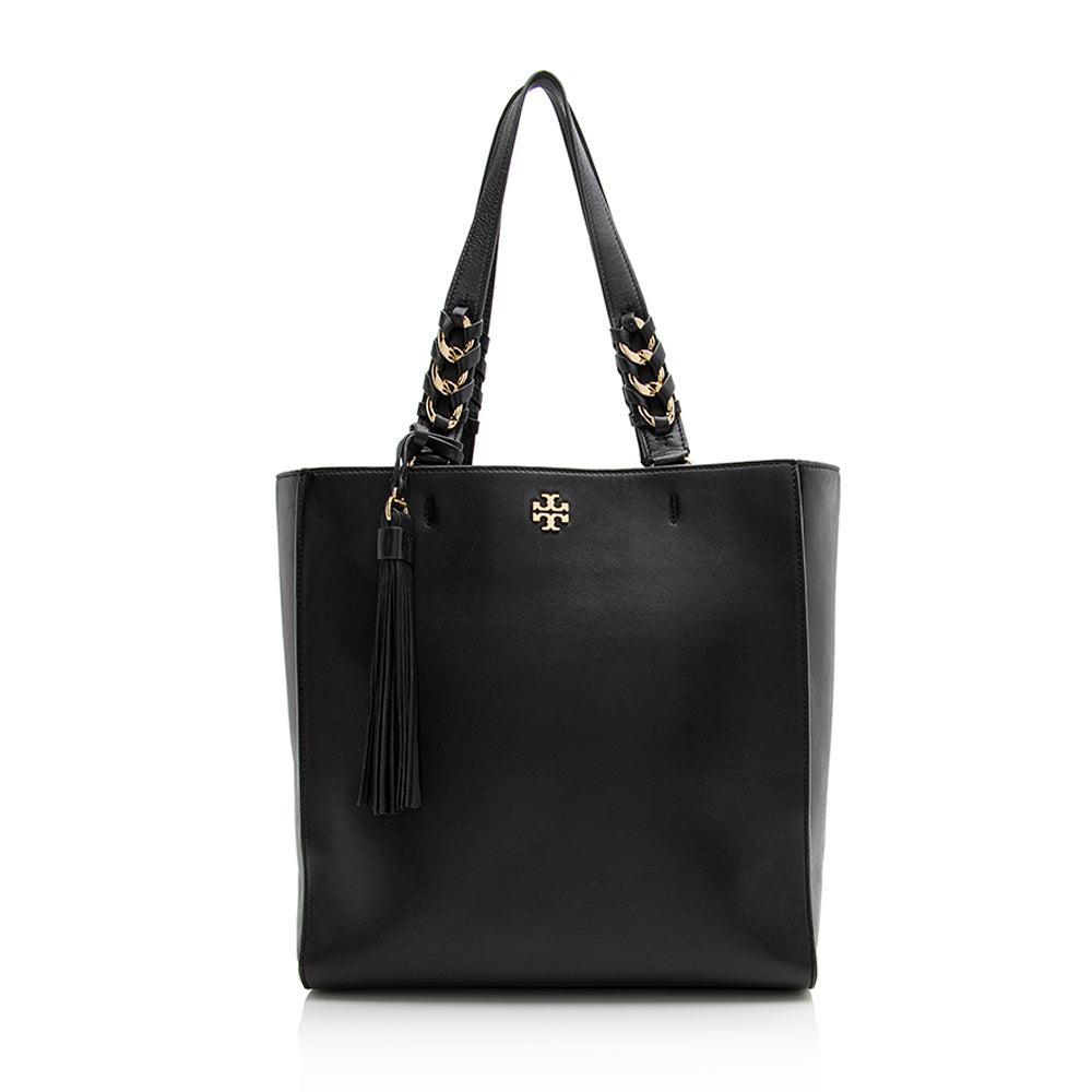 Tory Burch Leather Carter Tall Tote (SHF-21960)