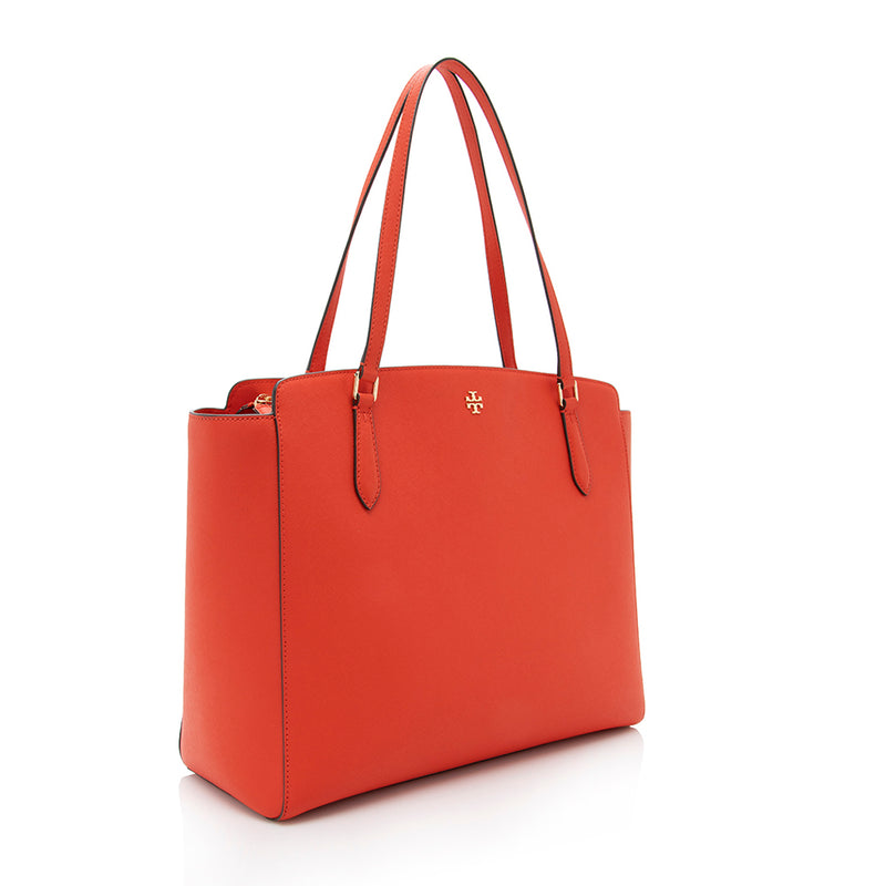 Tory Burch Leather Emerson Tote (SHF-17862) – LuxeDH
